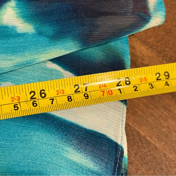 Jones New York Teal and Blue Dress - Picture 9 of 10